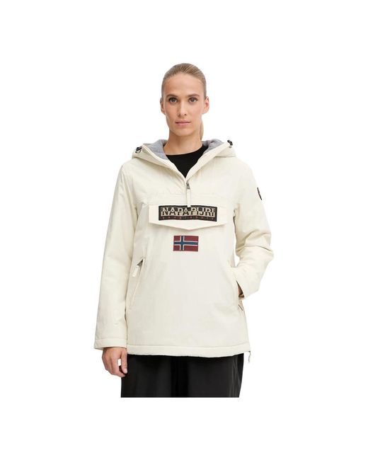 Napapijri Rainforest Jacket in het White
