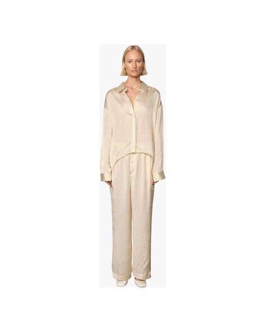 Birgitte Herskind White Wide Trousers