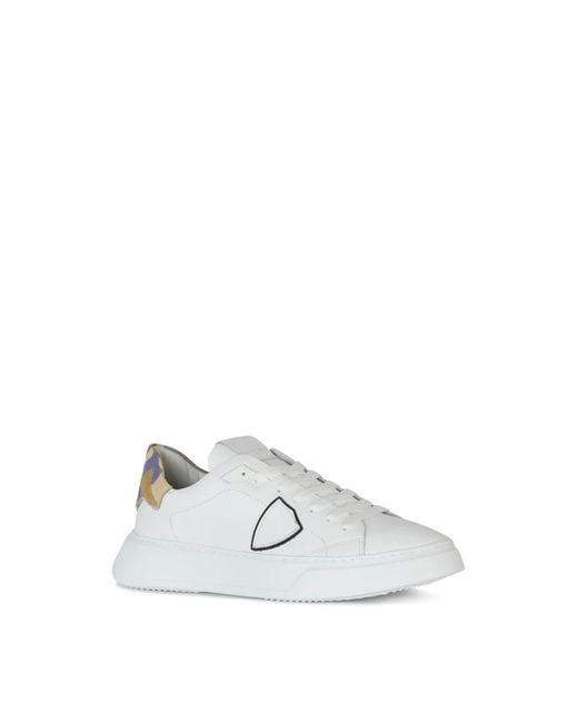 Philippe Model White Sneakers for men