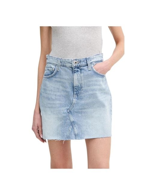 Guess Layla Mini Denim Rok in het Blue