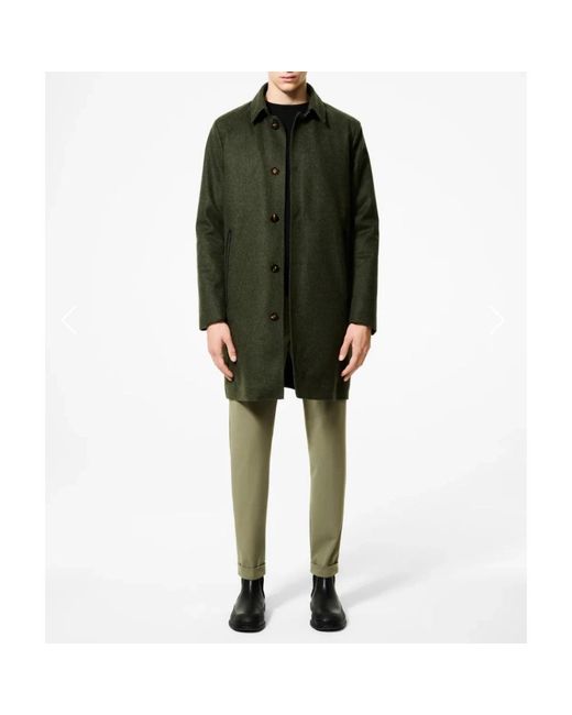 Rrd Green Single-Breasted Coats for men
