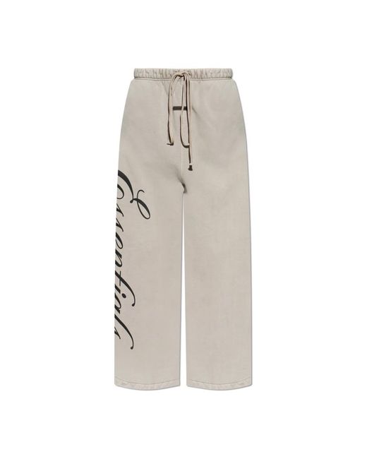 Fear Of God Gray Wide Trousers for men