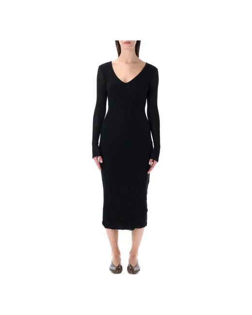 Midi Dresses James Perse de color Black