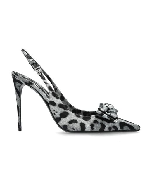 Dolce & Gabbana Metallic Schuhe mit absätzen