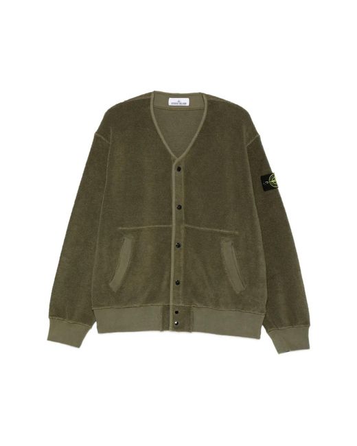 Stone Island Green Cardigans for men