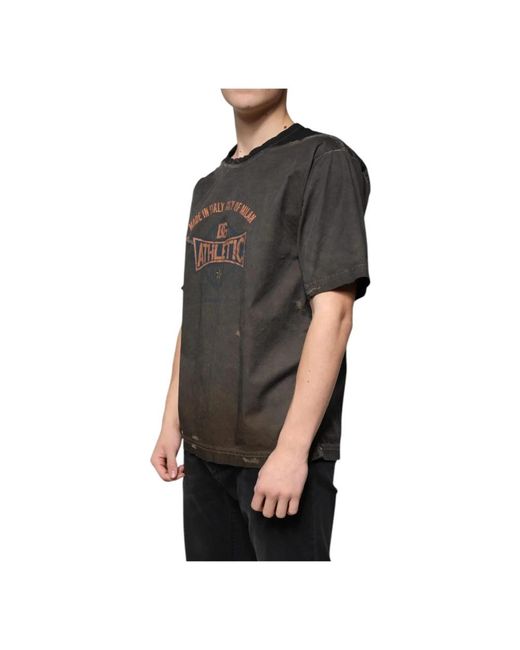 Dolce & Gabbana Black T-Shirts for men