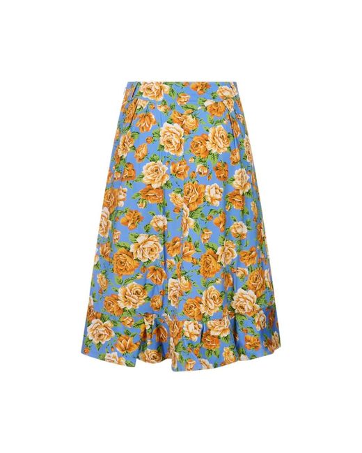 Rabanne Blue Midi Skirts