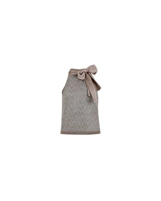 D.exterior Gray Blouses
