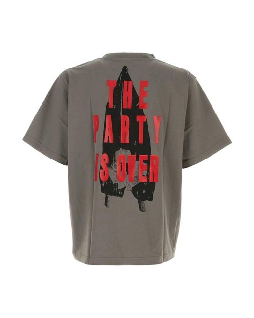 1989 STUDIO Gray T-Shirts for men