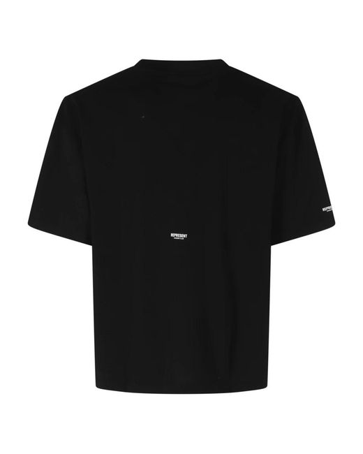 Represent Black T-Shirts for men