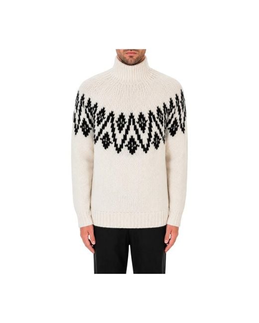 Dondup White Turtlenecks for men