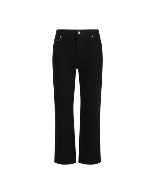 Tory Burch Black Boot-Cut Jeans