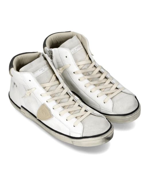 Philippe Model White Sneakers for men