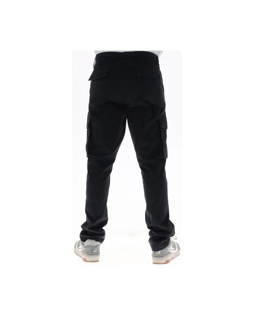 Lyle & Scott Black Slim-Fit Trousers for men