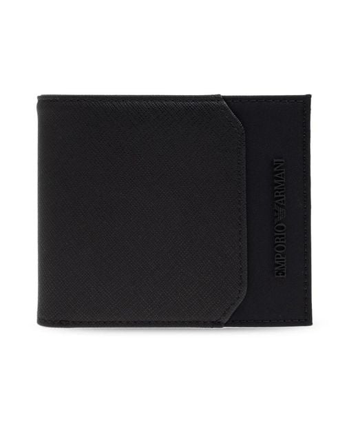 Emporio Armani Black Wallets & Cardholders for men