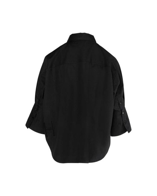 Hèst Overhemden ,Zwart ,Katoen Arya Shirt in het Black