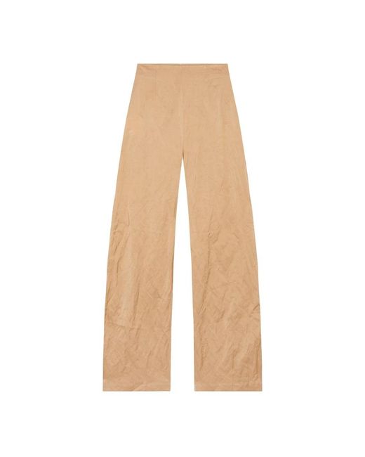Straight Trousers Cortana de color Natural