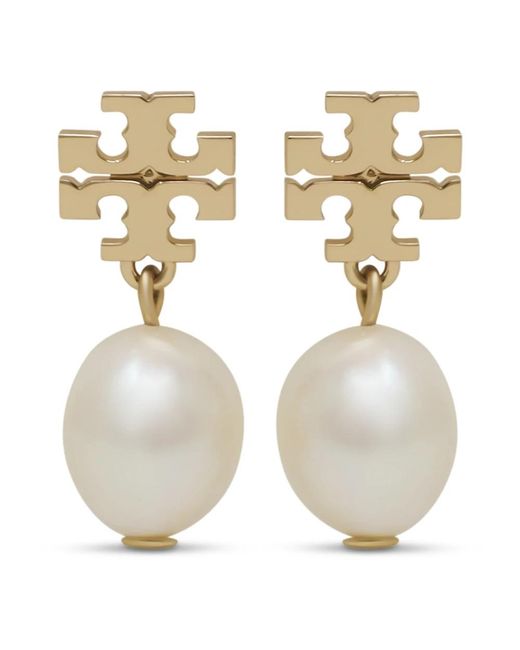 Tory Burch White Earrings