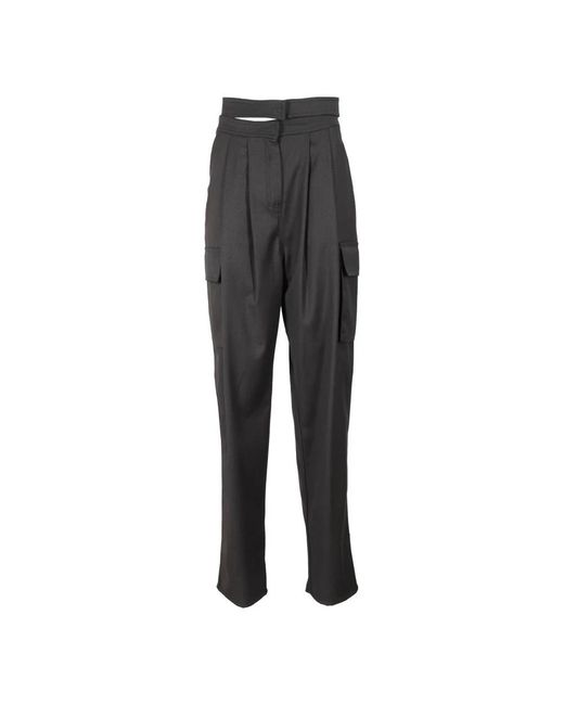 ANDREA ADAMO Gray Tapered Trousers