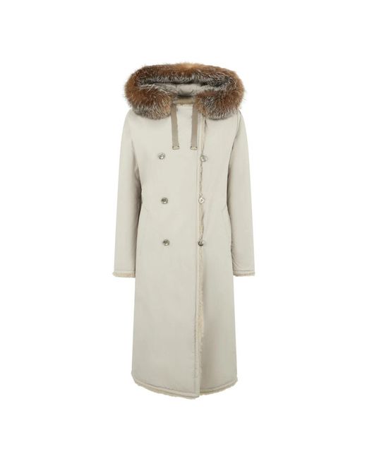 Moorer Natural Double-Breasted Coats