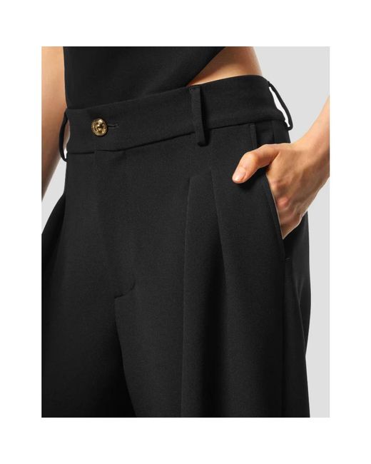 Versace Black Straight Trousers
