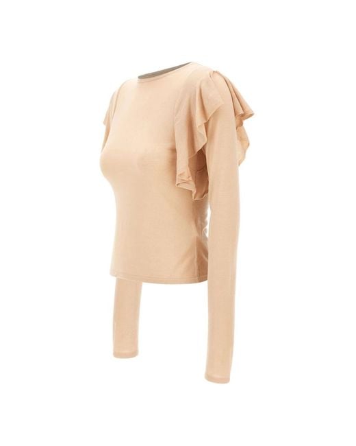 Marella Natural Round-Neck Knitwear