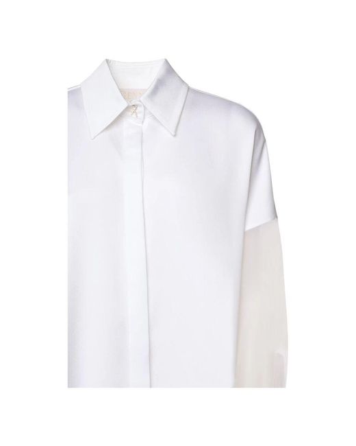 Genny White Weiße hemdbluse