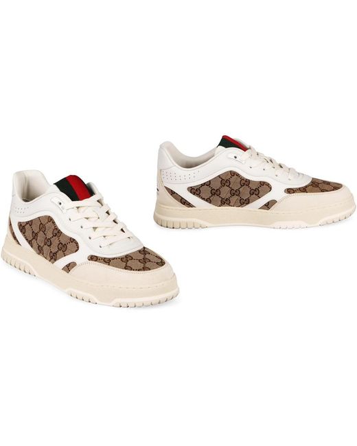 Gucci Natural Re-web Trainers