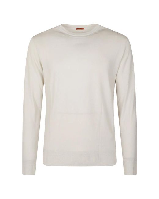 Barena White Round-Neck Knitwear for men