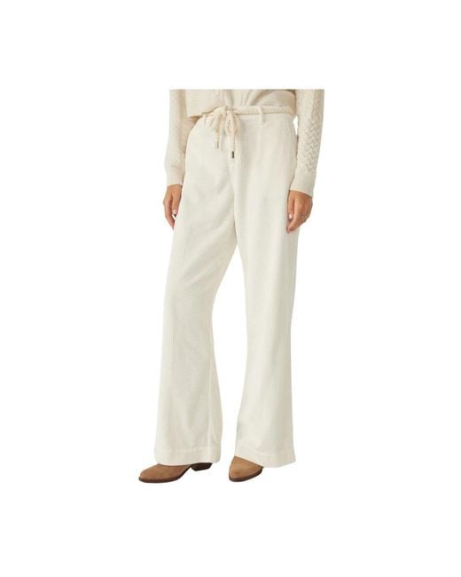 Ba&sh Natural Wide Trousers