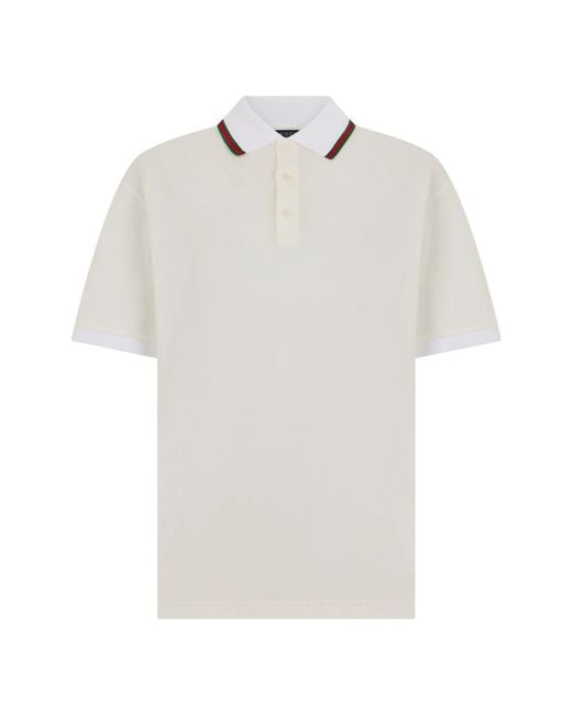 Gucci White Polo Shirts for men