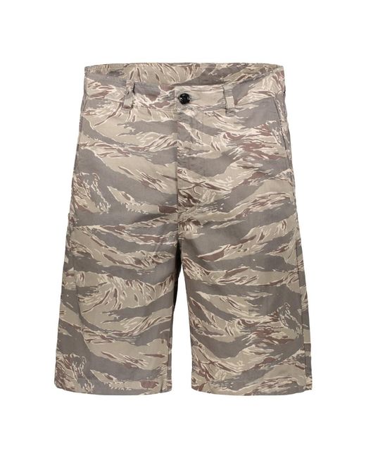 DIESEL Gray Casual Shorts for men
