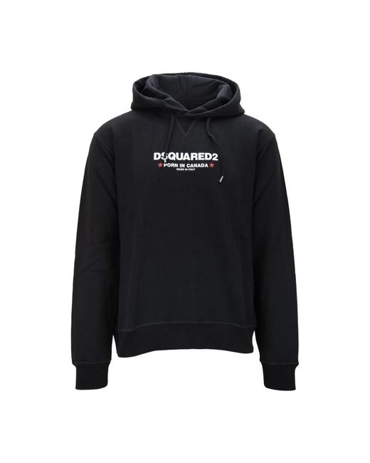 DSquared² Hoodies in het Black voor heren