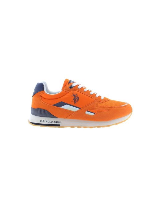 U.S. POLO ASSN. Orange Sneakers for men