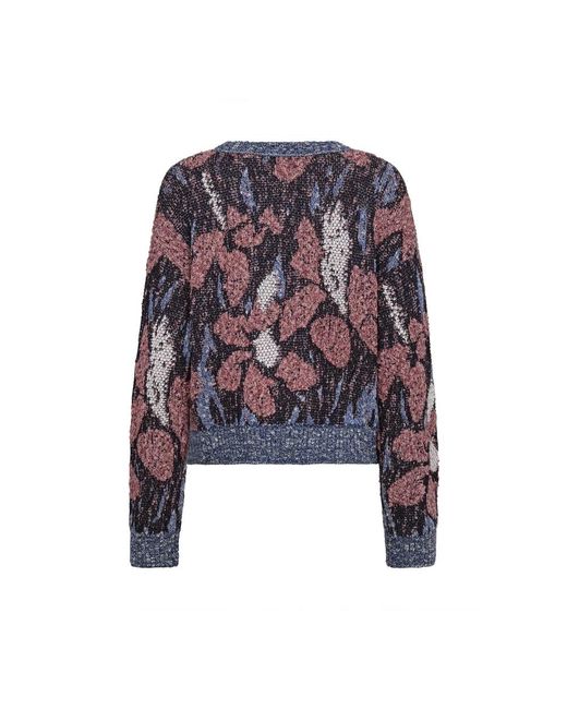 Mos Mosh Blue Round-Neck Knitwear