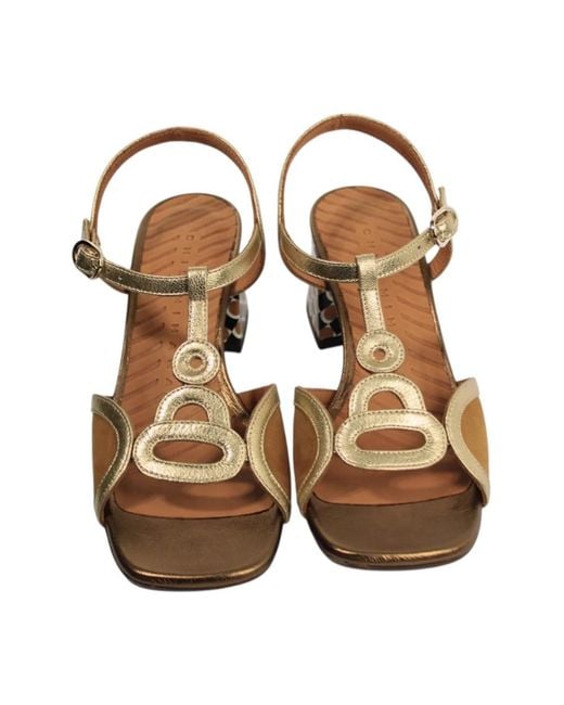 Chie Mihara Brown High Heel Sandals