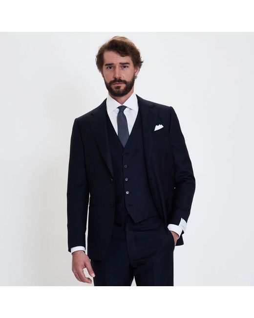 Suits > suit sets > single breasted suits Caruso pour homme en coloris Blue