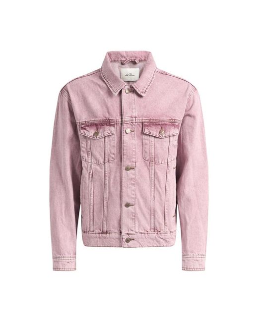 Les Deux Pink Denim Jackets for men