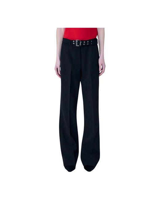 Ganni Blue Wide Trousers