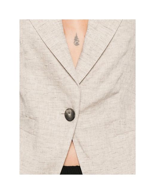 Emporio Armani Natural Blazers