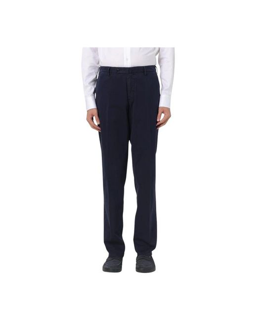 Luigi Bianchi Blaue Baumwollhose Stilvoll Bequem in Blue für Herren