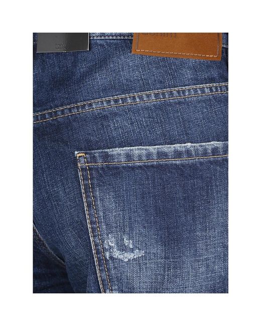 DSquared² Slim-Fit Jeans in het Blue voor heren