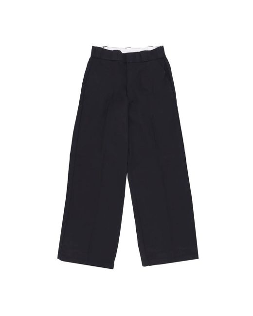 Dickies Blue Straight Trousers