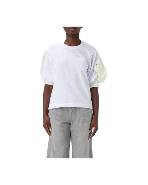 T-Shirts di Sacai in Gray
