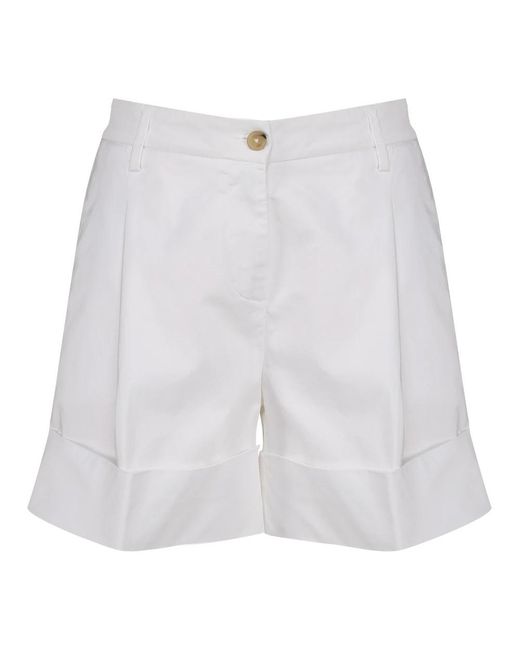 Fay White Casual Shorts