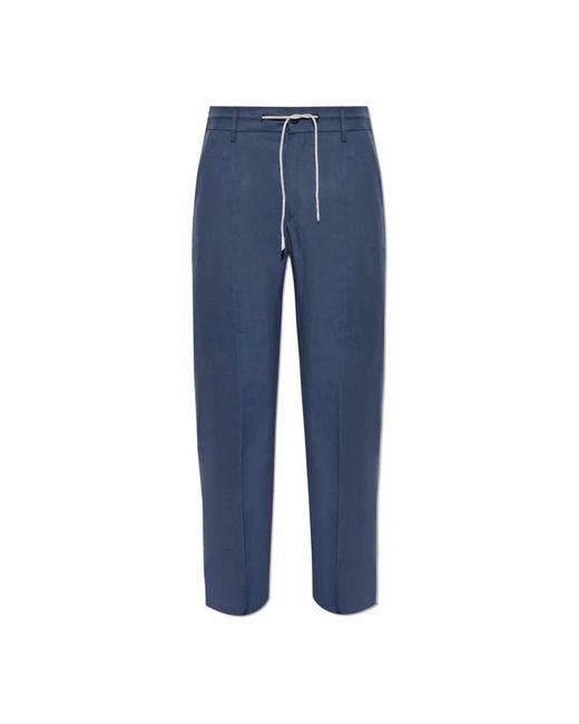 Eleventy Blue Suit Trousers for men