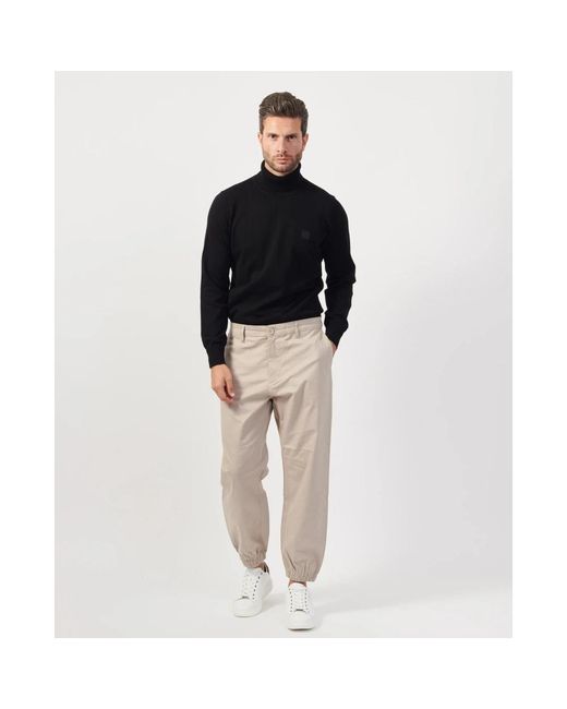 ARMANI EXCHANGE Natural Straight Trousers for men