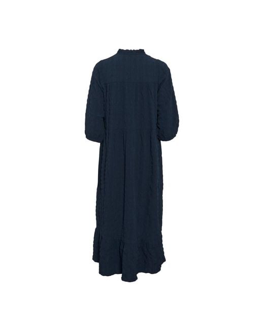 Part Two Blue Midi Dresses