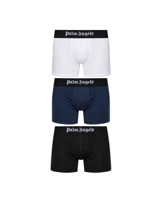 Bottoms di Palm Angels in Blue da Uomo