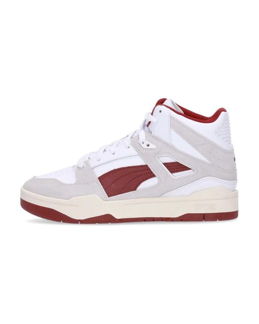 PUMA Schoenen ,Veelkleurig ,Suède Hoge Sneaker Slipstream Invdr Midheritage in het White voor heren